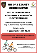 Znakowanie rowerów i hulajnóg elektrycznych
